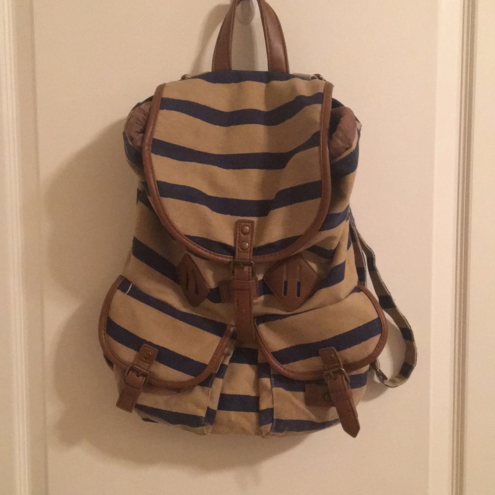 Stripped Travel Backpack